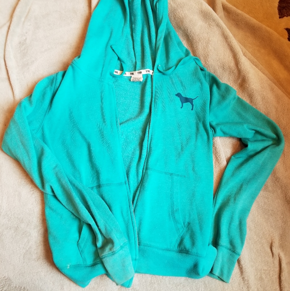 Pink zip up